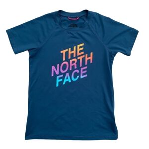 The North Face Size M, 10-12, Amphibious Logo Tee